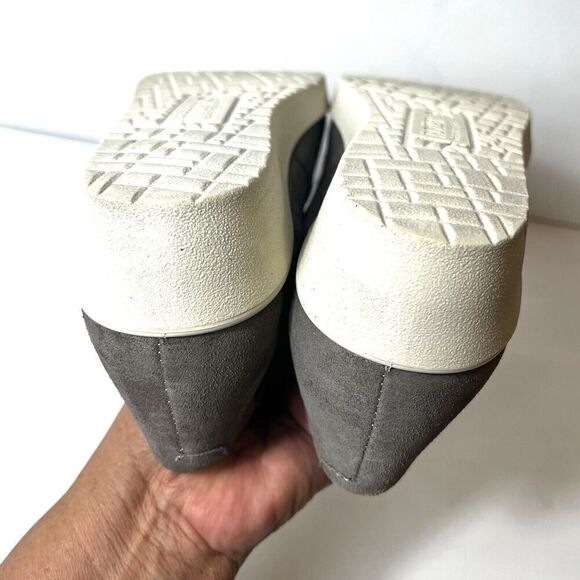 Hotter Womens Brown Leather Flats Slip On Shoe Size UK 5.5 US 7.5 Comfort Casual - Picture 8 of 12